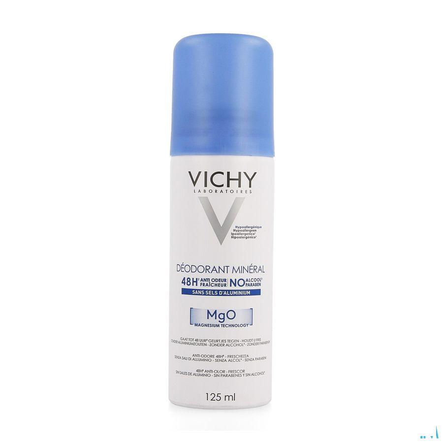 Vichy Deo Mineraal Spray 48u 125 ml  -  Vichy