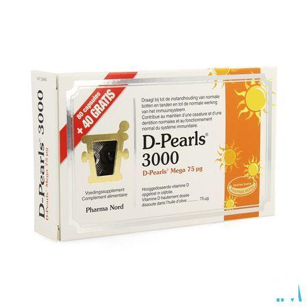 D-pearls 3000 Capsule 80 + Capsule 40 Pack  -  Pharma Nord