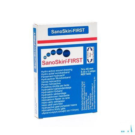 Sanoskin First Pansement Gel Oval N/st 5