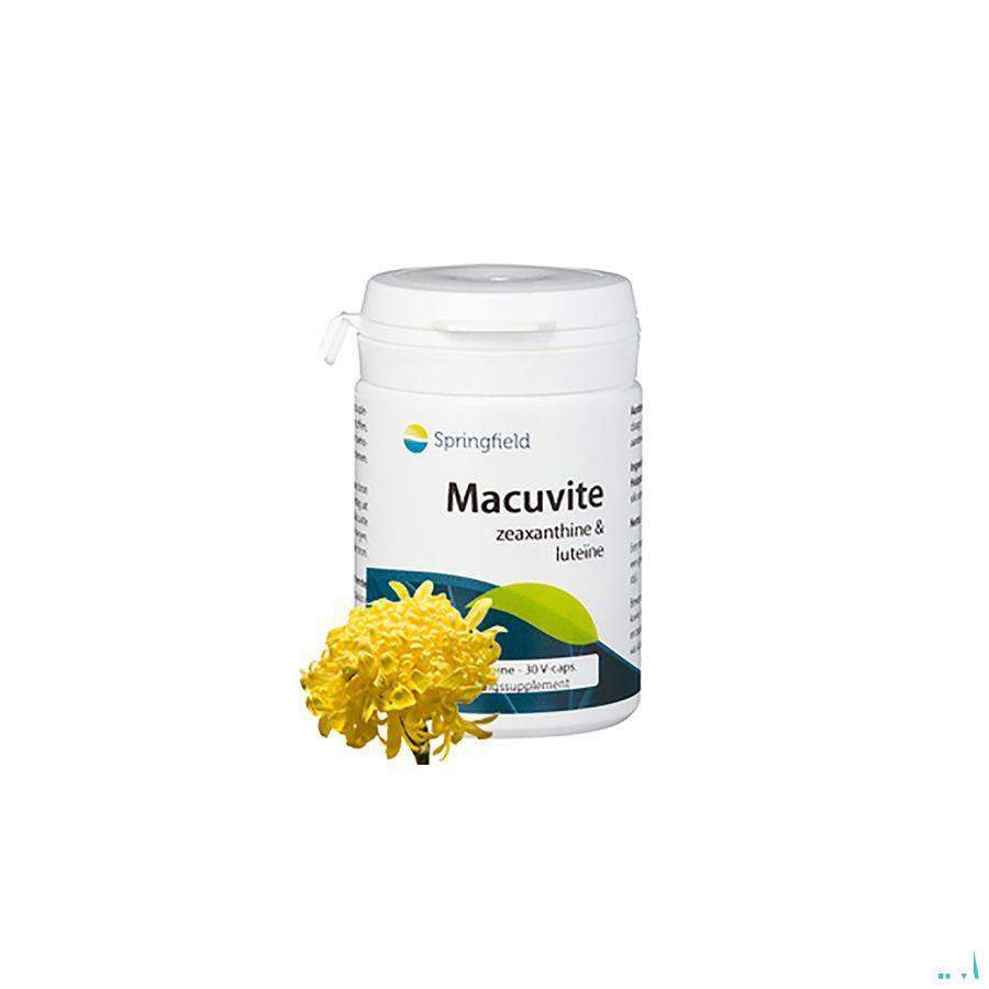 Macuvite Zeaxanth. 800mcg/lut.6 mg Springf.v-Capsule 30  -  Springfield Nutraceuticals