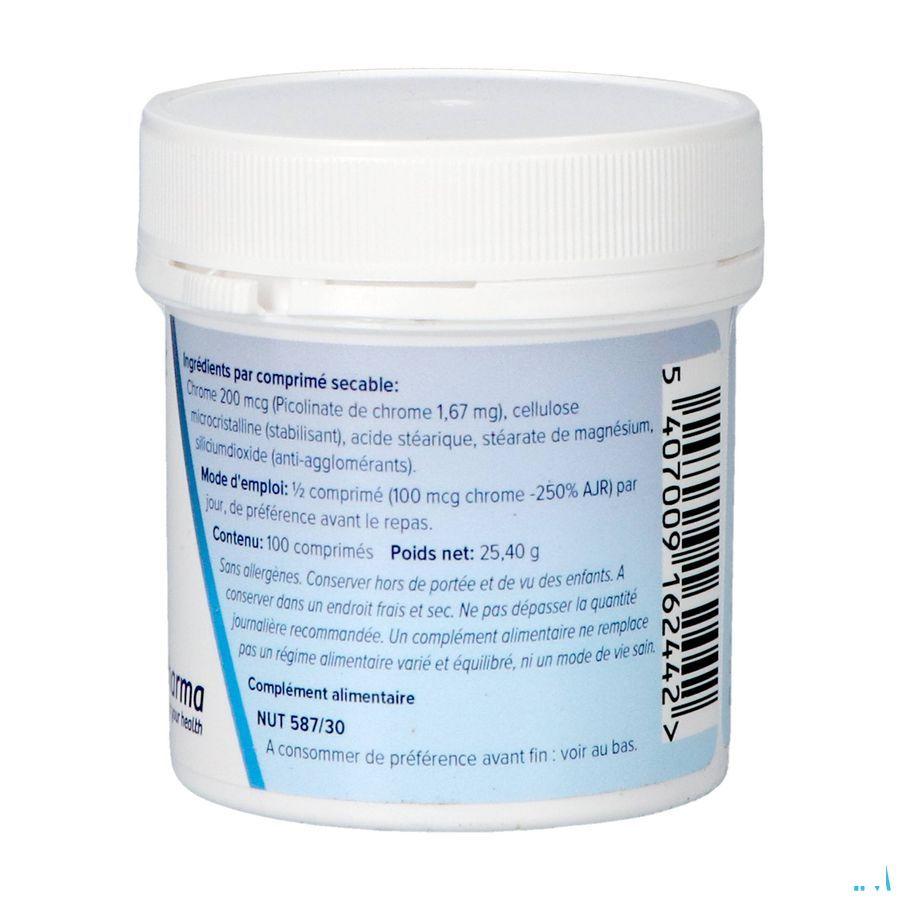 Chromium Picco 200y Comprimes 100  -  Deba Pharma