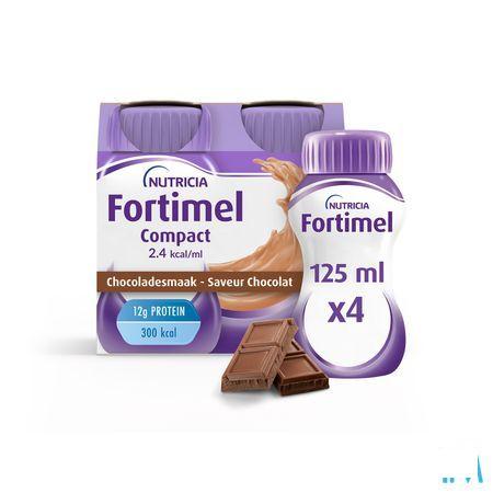 Fortimel Compact 2.4Kcal Chocolat 4 x 125 ml