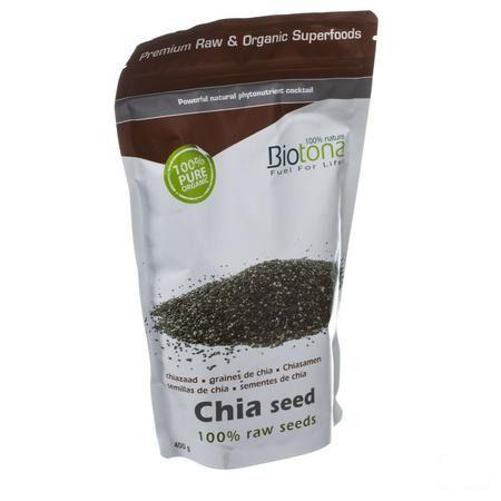 Biotona Black Chia Raw Seed 400 gr  -  Keypharm