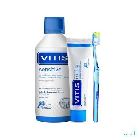 Vitis Sensitive Mondspoelmiddel 500 ml  -  Dentaid