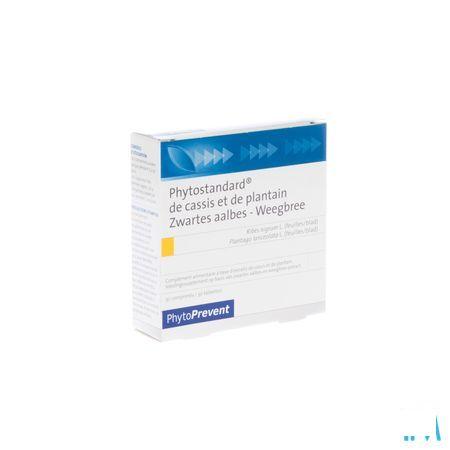 Phytostandard Zwarte Aalbes-weegbree Tabletten 2x15  -  Pileje