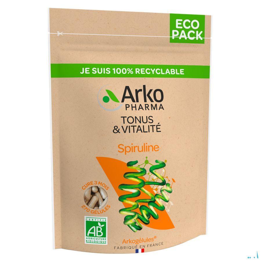 Arkogelules Spiruline Bio Eco Pack Caps 270