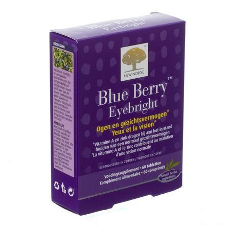 New Nordic Blue Berry Eyebright Tabletten 60  -  Ocebio