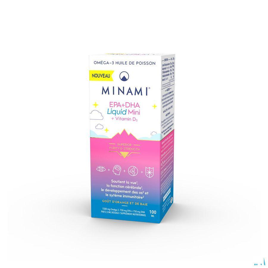Minami Epa+Dha Liquid Mini + Vit D3 Fl 100ml  -  Nestle