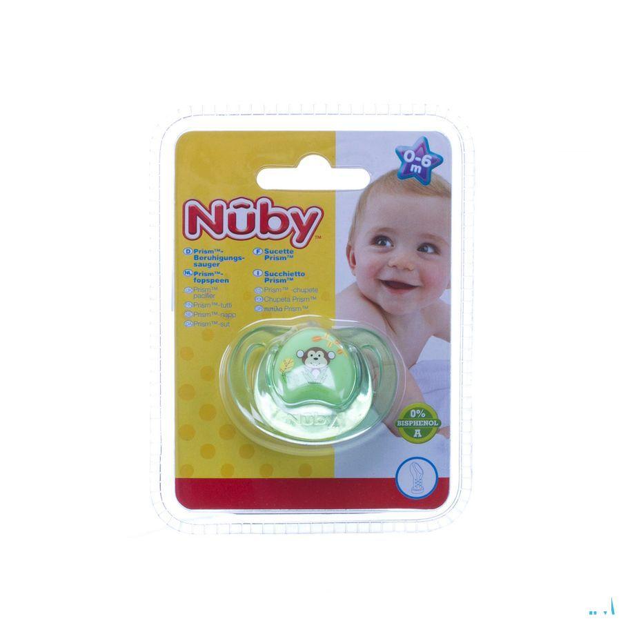 Nuby Prismac Orthodontische Fopspeen - 0-6m  -  New Valmar