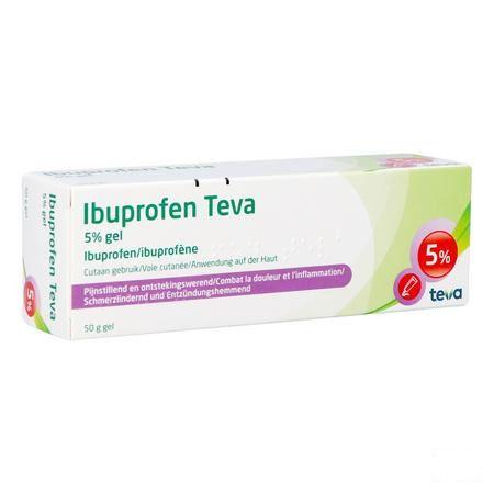 Ibuprofen Teva Gel Tube 50 gr 