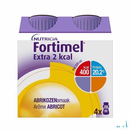 Fortimel Extra 2Kcal Abrikoos 4X200 ml  -  Nutricia