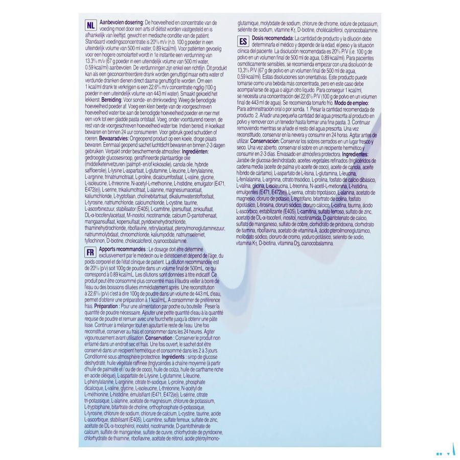 Elemental 028 Extra Neutre Sachet 100 gr  -  Nutricia