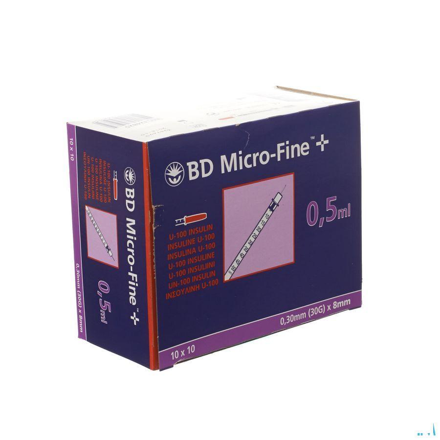 Bd Microfine+ Ser.Ins. 0,5  ml 30G 8,0Mm 100 324825