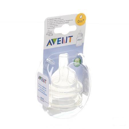 Philips Avent Tetine Nourrisson 1trou 2 Scf631/27  -  Bomedys