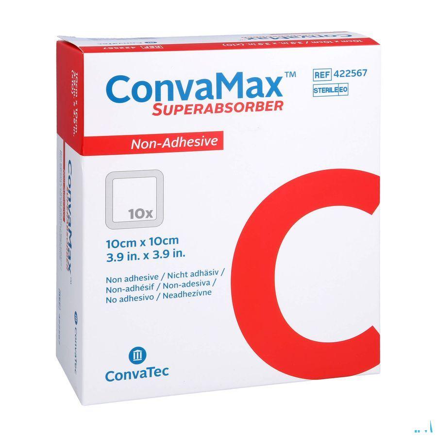 Convamax Superabsorber Non Adhesif 10 x 10Cm 10