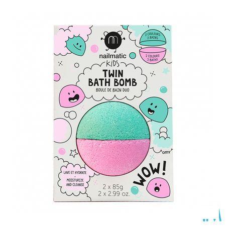 Nailmatic Kids Duo Bruisbal Rose&Groen 2X85G