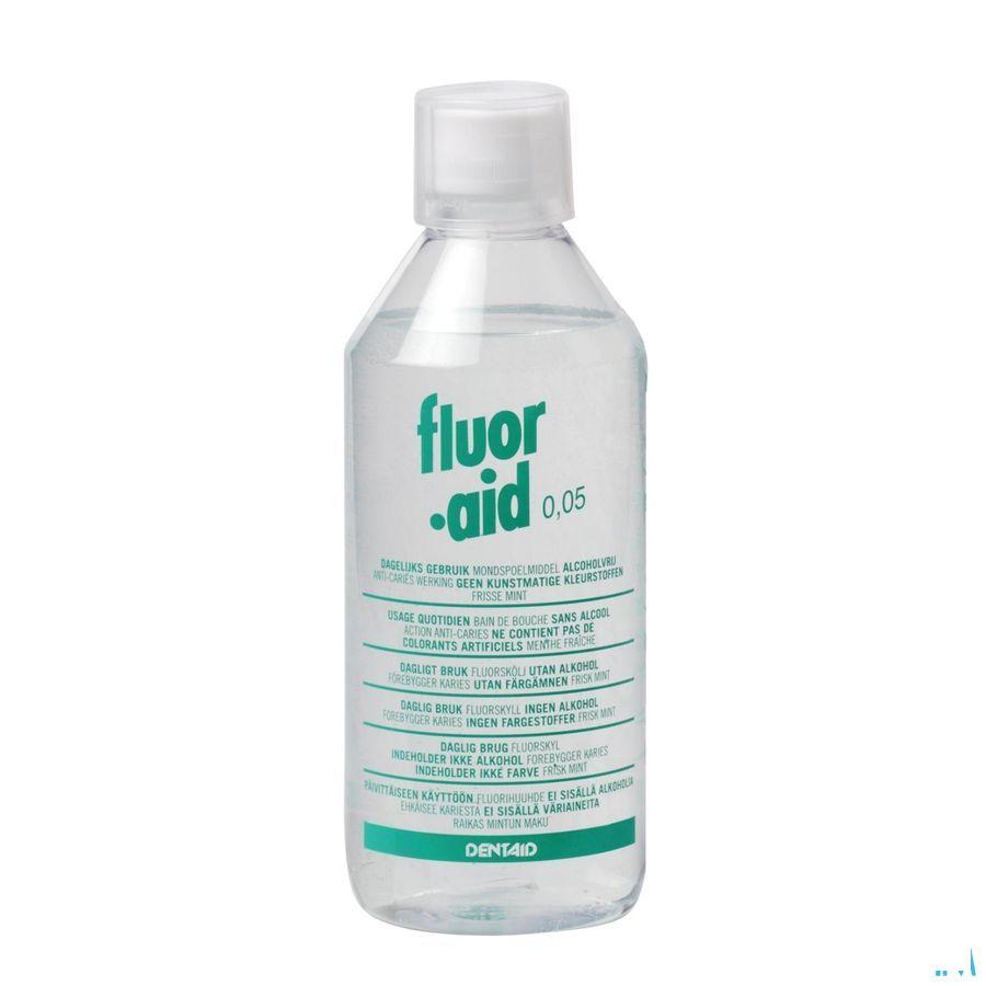 Fluor Aid 0,05% Mondspoelmiddel 500 ml 3104  -  Dentaid