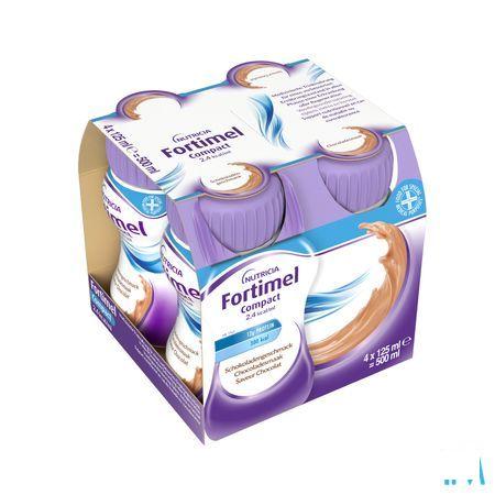 Fortimel Compact 2.4Kcal Chocolade 4 x 125 ml