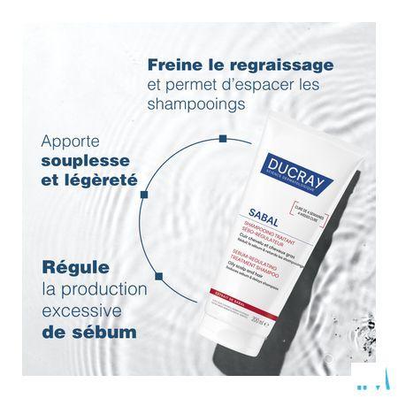 Ducray Sabal Shampoo Talgregulerende Verzorg. 200 ml