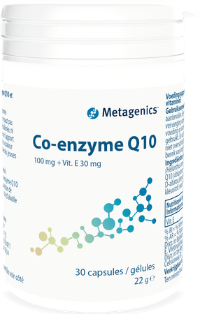 Coenzyme Q10 100 mg + vtt E Capsule 30 6492  -  Metagenics
