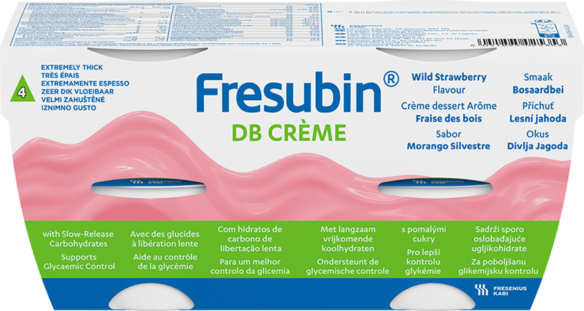 Fresubin Db Creme 125 gr Fraise Des Bois/bosaardbei  -  Fresenius