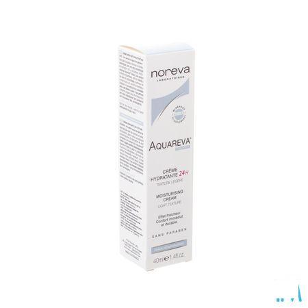 Aquareva Creme Hydra 24u Textuur Licht Tube 40 ml  -  Noreva Led