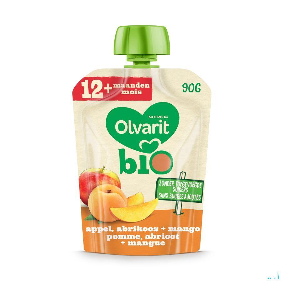 Olvarit Bio Pomme Abricot Mangue 12M 90G  -  Nutricia