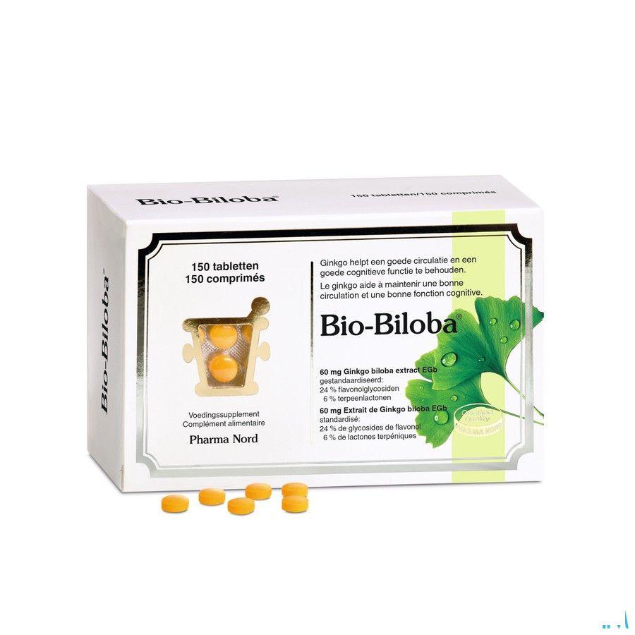 Bio-biloba Comprimes 150x60 mg  -  Pharma Nord