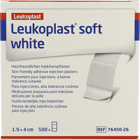 Leukoplast Soft White Inj 19x40mm 764502