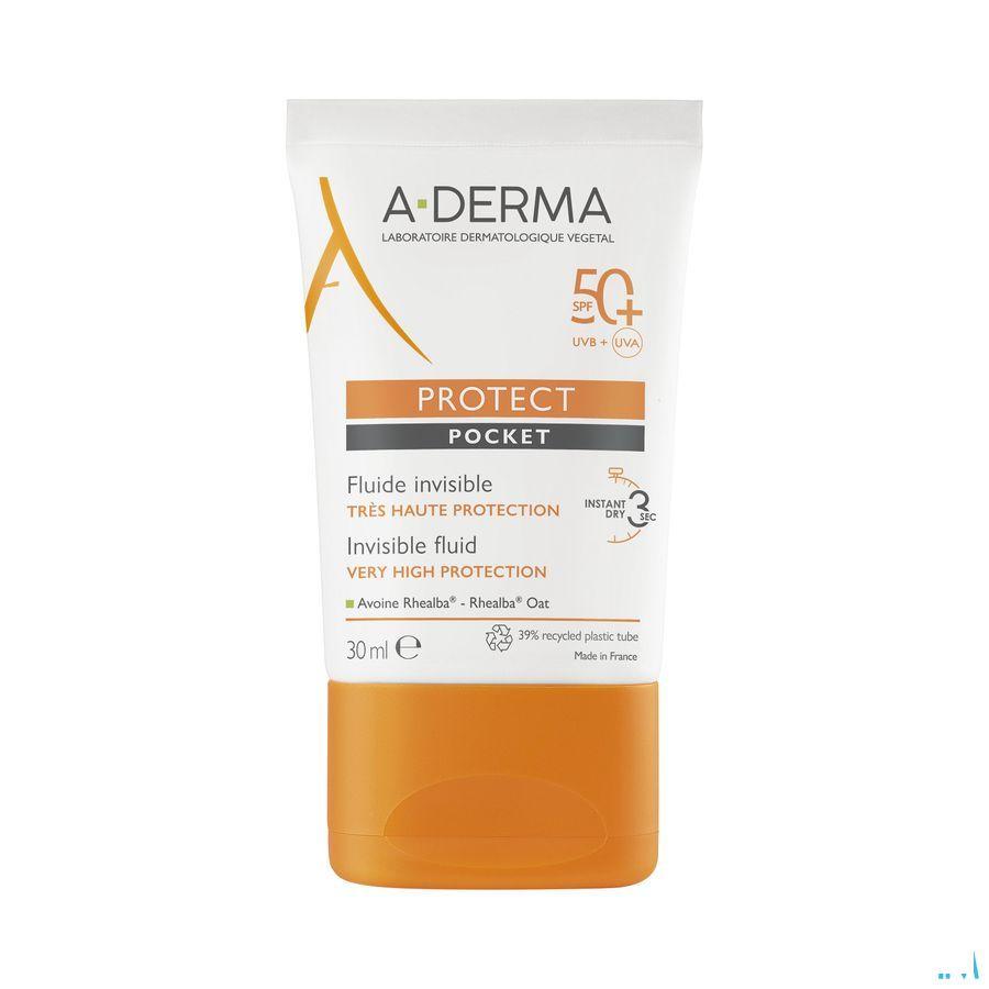 Aderma Protect Pocket Fluide Onzichtbare Ip50 + 30 ml  -  Aderma