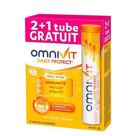 Omnivit Daily Protect Tripack Bruistabl 3X20  -  Sanofi