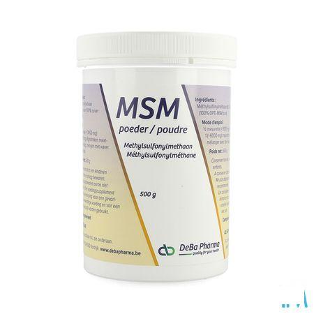 Msm Poeder Soluble - Oplosb 500 gr  -  Deba Pharma