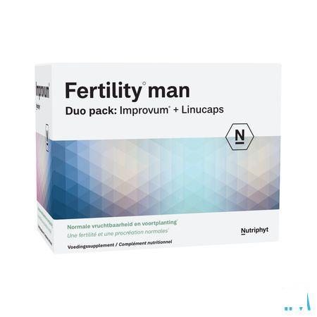 Fertility Man Duo 60 Comprimes Improv. + 60 Capsule  -  Nutriphyt