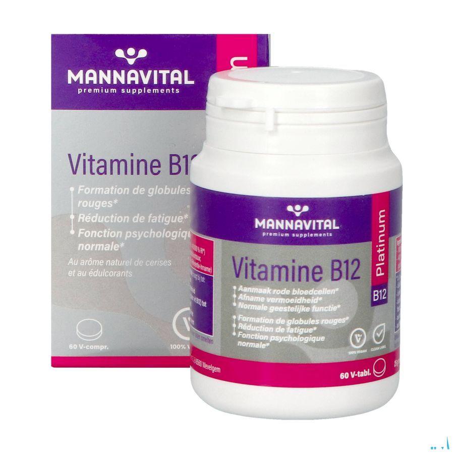 Mannavital Vitamine B12 Platinum V-Comp 60