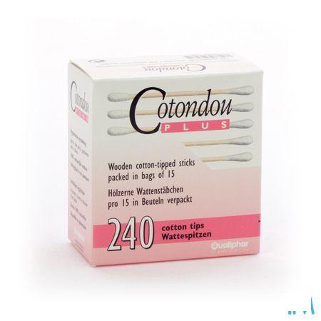 Cotondou Plus Wattestaafje Hout 120