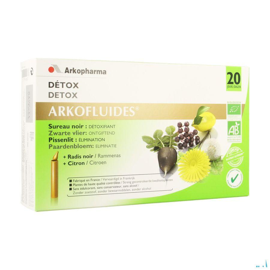 Arkofluide Detox Bio Unicadoses 20 2622074  -  Arkopharma
