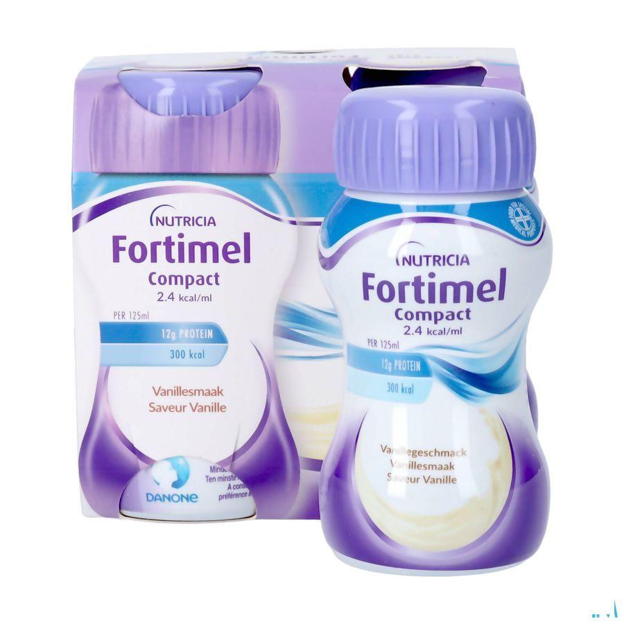 Fortimel Compact 2.4Kcal Vanille 4X125 ml  -  Nutricia