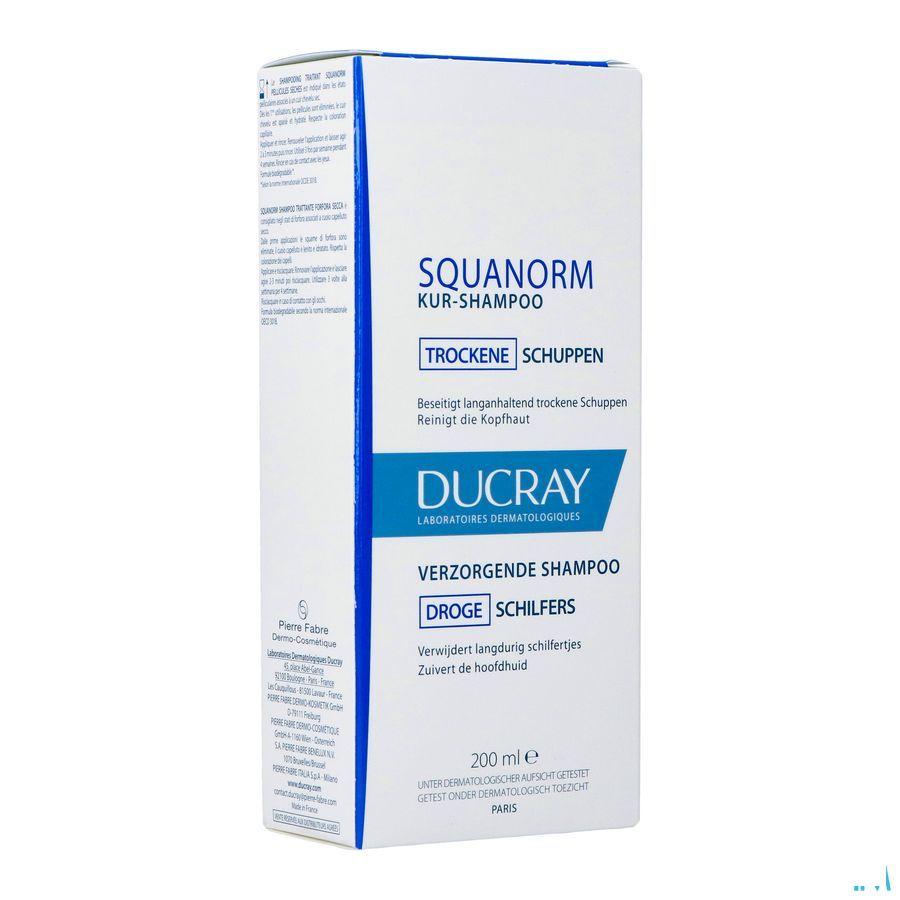 Ducray Squanorm Shampoo Droge Schilfers 200  ml Nf