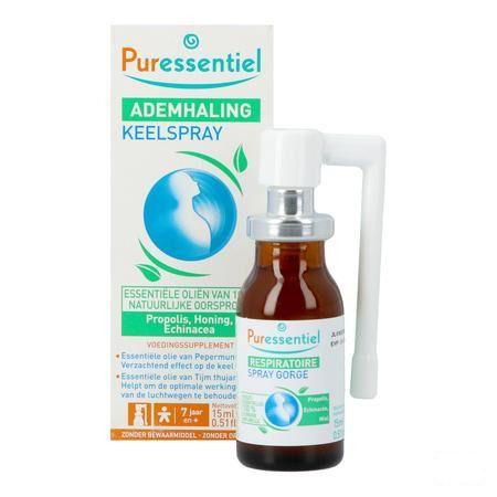 Puressentiel Ademhaling Keelspray 15 ml  -  Puressentiel