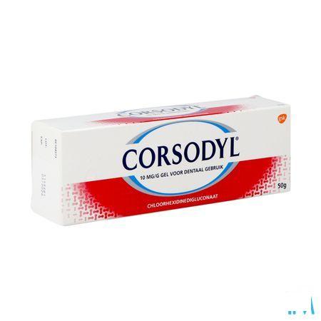 Corsodyl 10 mg/g Tandgel Tube 50 gr