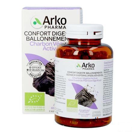 Arkocaps Plantaardig Kool Capsule 150  -  Arkopharma