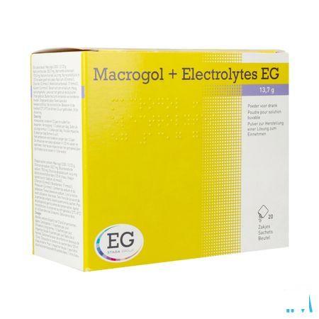 Macrogol + electrolytes EG 13,7g Poeder Zakjes 20  -  EG