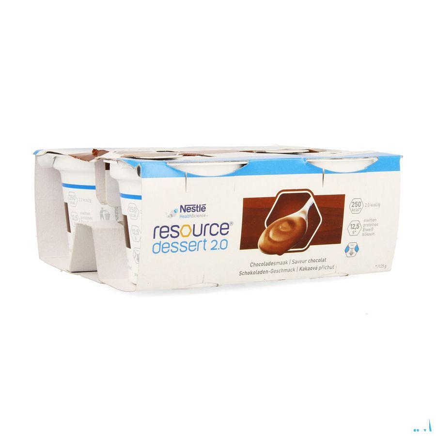 Resource Dessert 2.0 Chocolade 4x125 G  -  Nestle