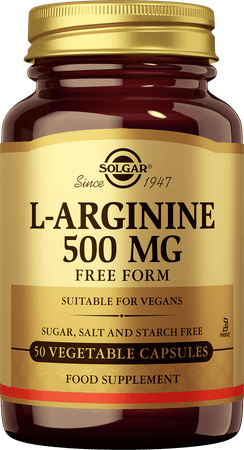 Solgar L-Arginine V-Caps 50X500Mg  -  Solgar Vitamins