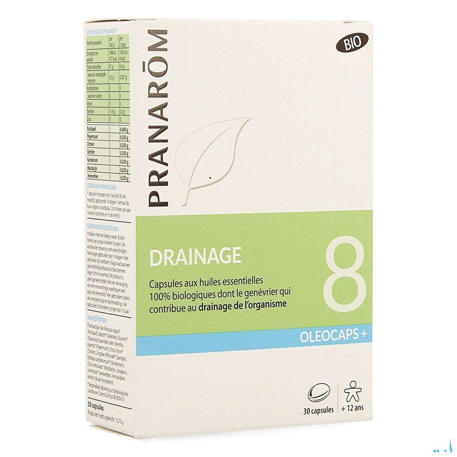 OleoCapsule + Bio 8 Drainage Capsule 30  -  Pranarom