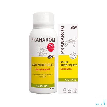 Aromapic Lichaamspray 75 ml + roller Insectbeten 15 ml  -  Pranarom