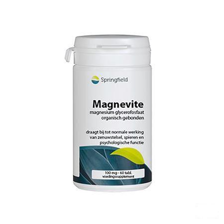 Magnevite Pot Comprimes 60  -  Springfield Nutraceuticals