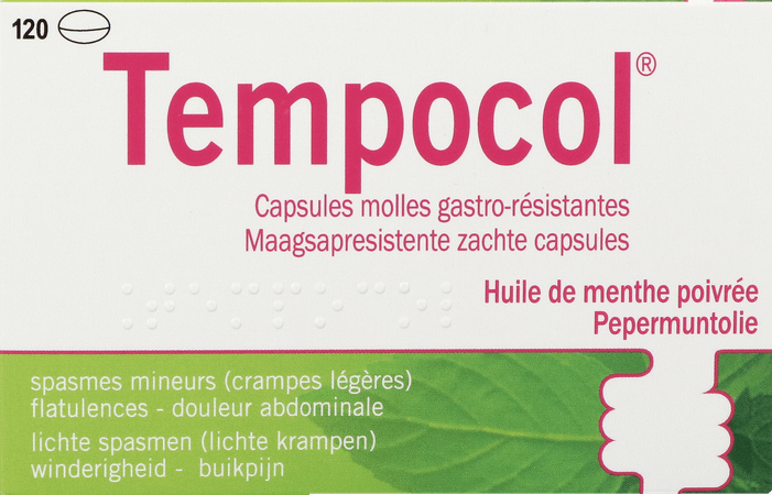 Tempocol Maagsapresist. Zachte Caps 120 X 182 mg  -  Will Pharma