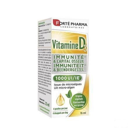Vitamine D3 Druppels 15ml  -  Forte Pharma