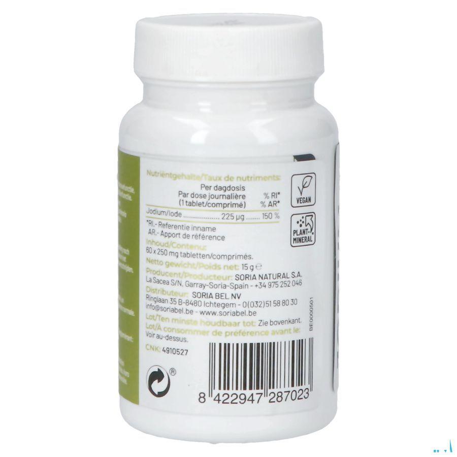 Soria Jodium 225Mcg Bio-Actief Tabl 60  -  Soria Bel